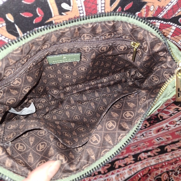 London Fog Collection Sage Green Small Crossbody Bag - Picture 11 of 16